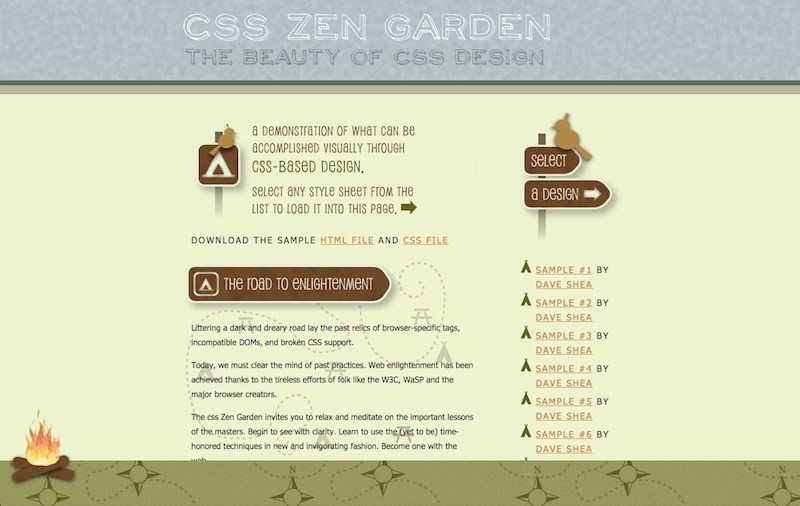 A 6 Css Zen Garden Project Learn, Best Css Zen Garden Designs