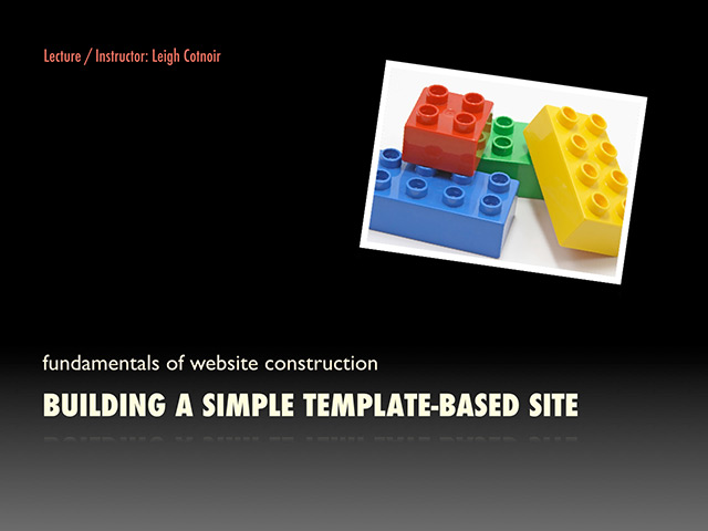 Building a Template-Based Site PDF Presentation